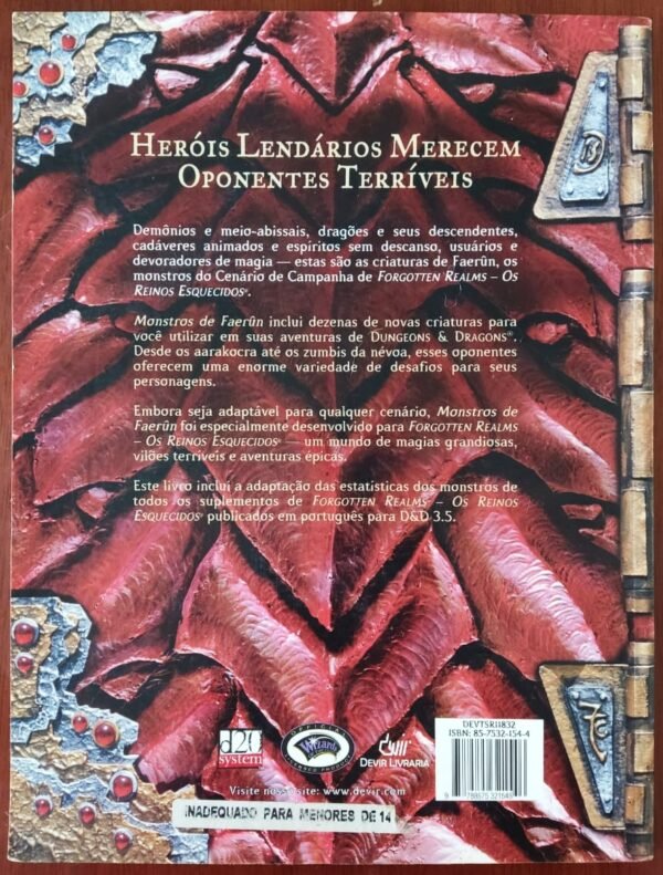 Forgotten Realms - Monstros de Faerûn - Dungeon & Dragons 3ed - Image 2