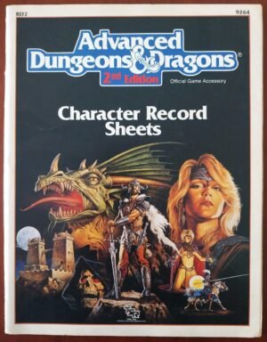 Character Record Sheets - Advanced Dungeons & Dragons