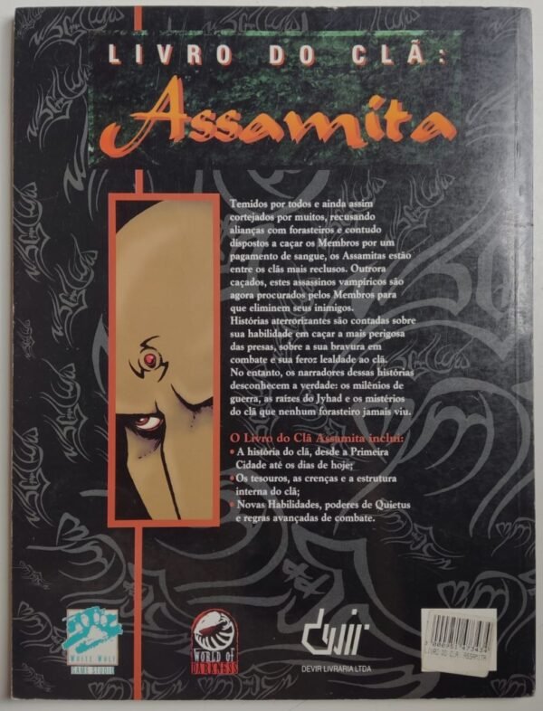 Livro do Clã: Assamita 2ed - Vampiro a Máscara - Image 2
