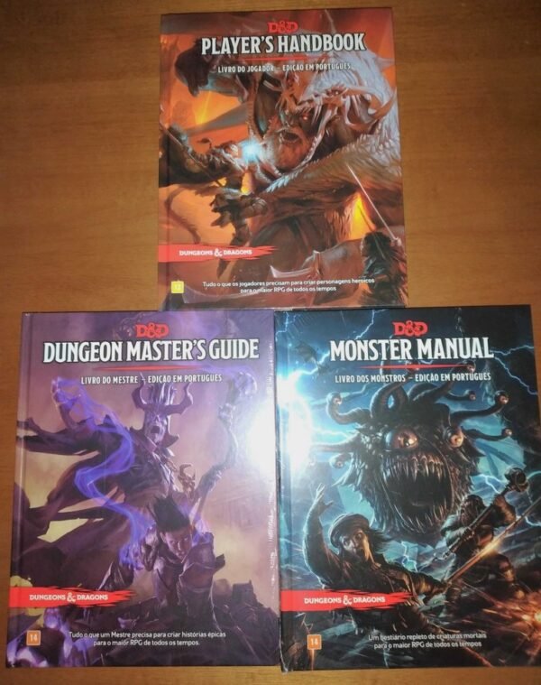 Kit de Livros Básicos Dungeons & Dragons 5ed