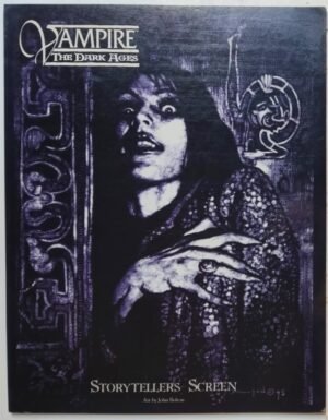Vampire: The Dark Ages Storytellers Screen - Acompanha Planilhas