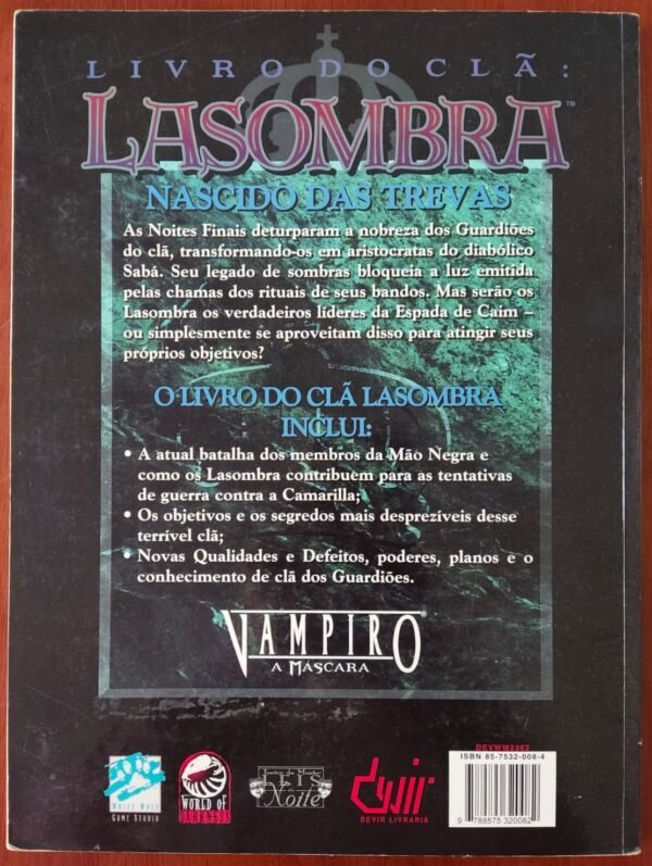 Livro do Clã Lasombra 3ª ed. - Vampiro a Máscara - Image 2