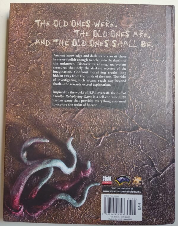 Call Of Cthulhu Roleplaying Game (d20 Monte Cook) - Rpg/d&d - Image 2