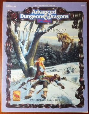 Cleric's Challenge - Advanced Dungeons And Dragons
