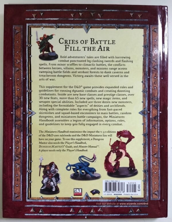 Miniatures Handbook - Dungeons And Dragons 3ed - Image 2