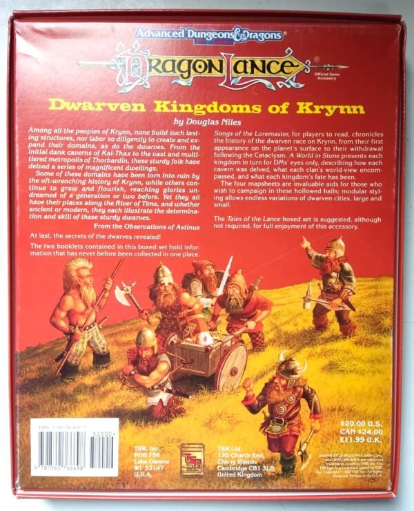 Dwarven Kingdoms of Krynn - Dragonlance - Box - Advanced Dungeons & Dragons - Image 3