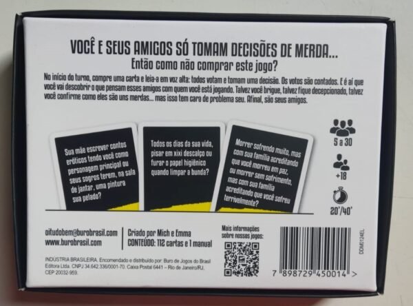 Decisões de Merda - Cardgame - Leia a descrição - Image 2