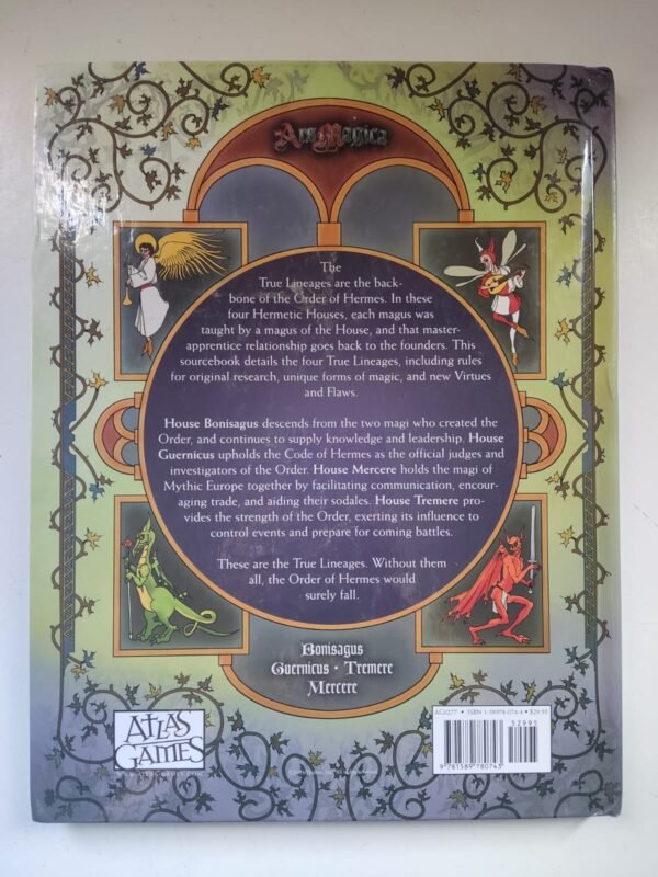 Ars Magica -  Houses Of Hermes - True Lineages (capa Dura) - 5th Edition - Rpg - Image 2