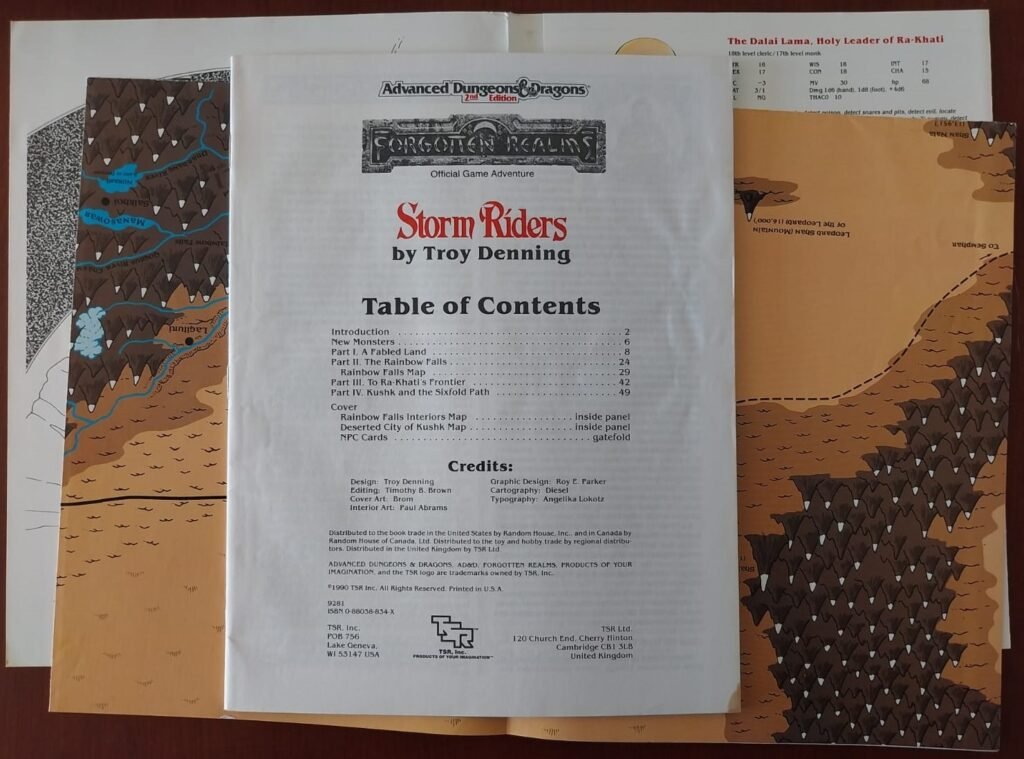 Storm Furies Rpg Pdf Forgotten Realms - Storm Riders - Advanced Dungeons And Dragons ...
