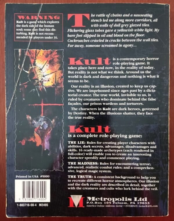 Kult: Death Is Only The Beginning 1st Edition - Image 2