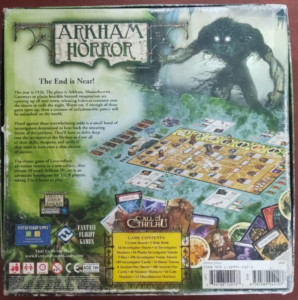 Arkham Horror - A Call of Cthulhu Boardgame - Image 2