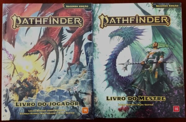 Pathfinder - Livro Do Jogador E Livro Do Mestre - Rpg