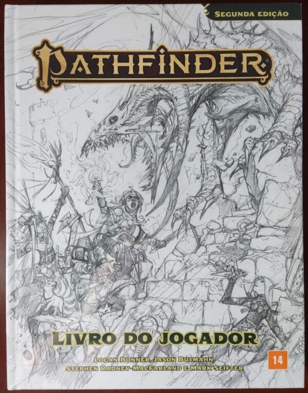 Livro do Jogador – Pathfinder Remaster - Capa Sketch - Image 2