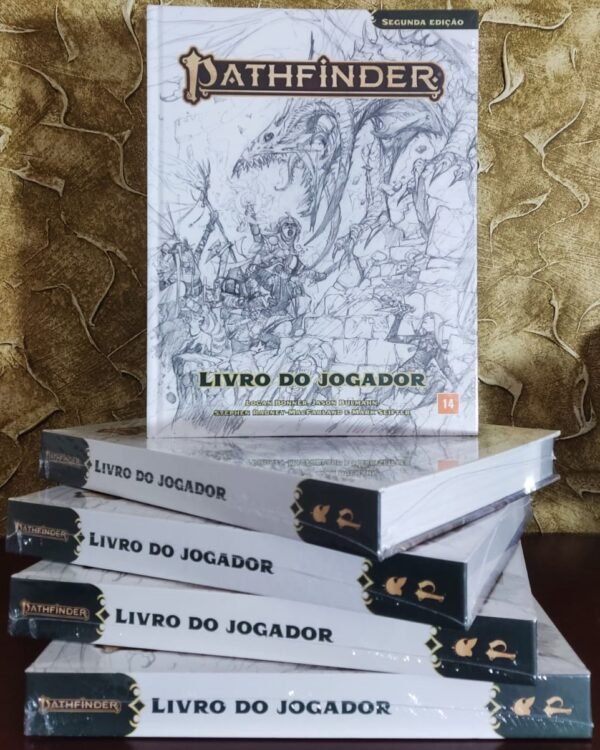 Livro do Jogador – Pathfinder Remaster - Capa Sketch