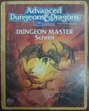 Dungeon Master's Screen - Advanced Dungeons And Dragons 2nd Edition