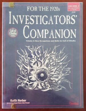 Call of Cthulhu investigators' Companion - vol 2 Occupations and Skills