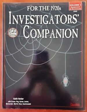 Call of Cthulhu investigators' Companion - vol 1 Equipments and Resources