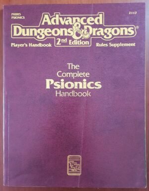 Complete Psionics Handbook - Advanced Dungeons And Dragons