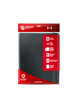 Central Album 2x2 - Preta - Central Acessórios