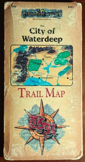 Forgotten Realms The City Of Waterdeep Trail Map
