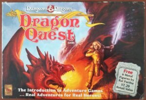 Dragon Quest - Dungeons & Dragons - Jogo de Tabuleiro TSR (Inglês)