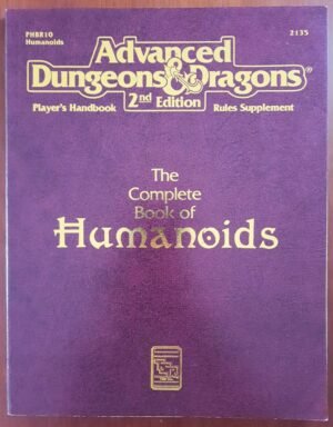 Complete Book of Humanoids - Advanced Dungeons And Dragons