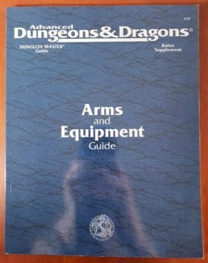 Arms and Equipments Guide 5th Print - Advanced Dungeons And Dragons