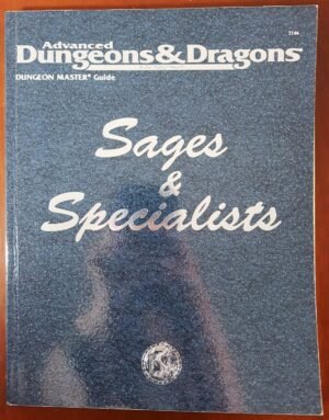 Sages and Specialists - Advanced Dungeons And Dragons