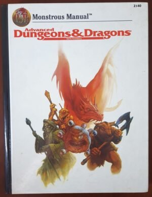 Monstrous Manual 5th Print Ad&d 2ed - Advanced Dungeons and Dragons