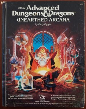 Unearthed Arcana - Advanced Dungeons & Dragons 1ed