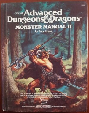 Monster Manual II - Advanced Dungeons & Dragons 1ed