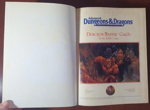 Dungeon Master's Guide Revised - Advanced Dungeons & Dragons 2ed ...