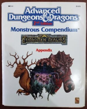 Forgotten Realms - Monstrous Compendium Appendix 2 - Advanced Dungeons & Dragons