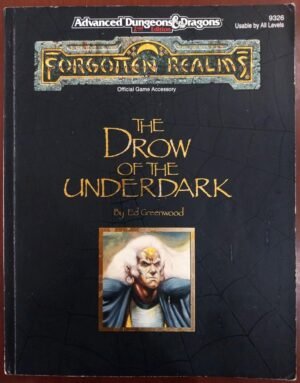 Forgotten Realms - the Drow of the Underdark (1st print) - Advanced Dungeons & Dragons