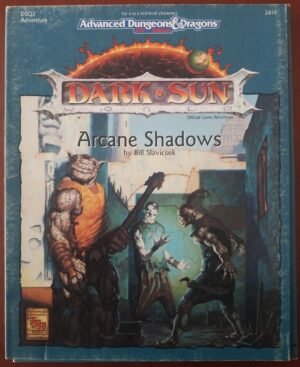 Dark Sun Arcane Shadows - Box - Advanced Dungeons & Dragons
