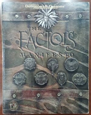 Planescape Factol's Manifesto - Advanced Dungeons & Dragons