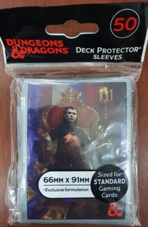 Count Strahd Standard Deck Protector Sleeves - UltraPro (50 u - 66mm x 91mm) - Dungeons & Dragons 5ed